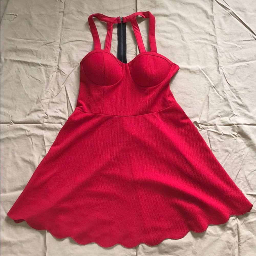 Material Girl Red Party Dress NWOT